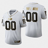 Nike Giants Customized White 100th Season Vapor Untouchable Limited Jersey,baseball caps,new era cap wholesale,wholesale hats